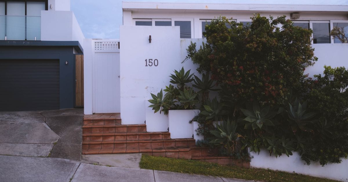 A sealed and painted driveway